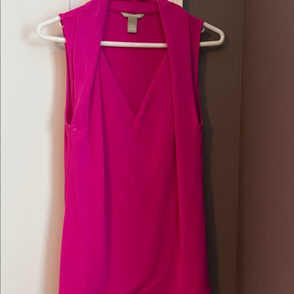 Banana Republic Fuchsia Sleeveless Blouse